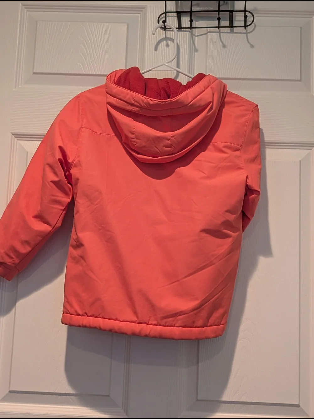 Pre Loved Swiss Tech Coral Kids Hooded Jacket